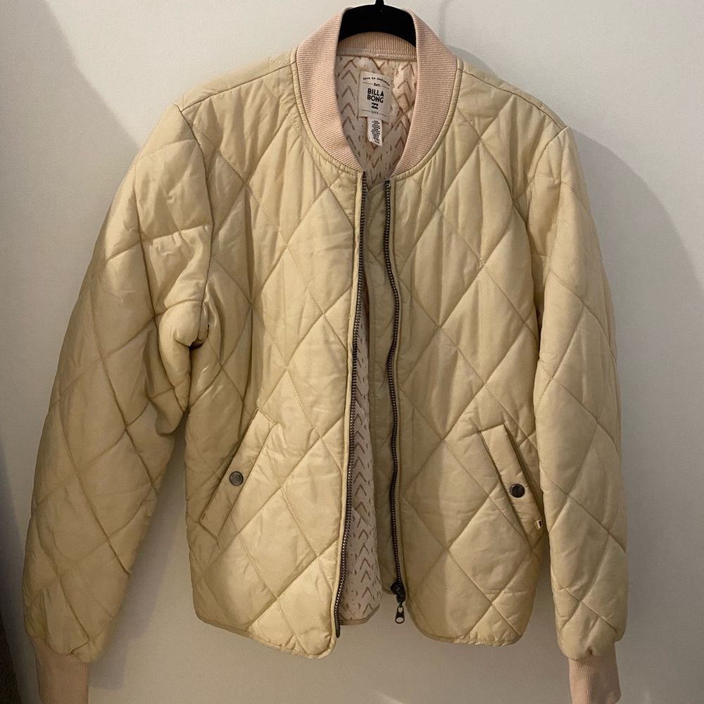 Billabong quilted bomber jacket